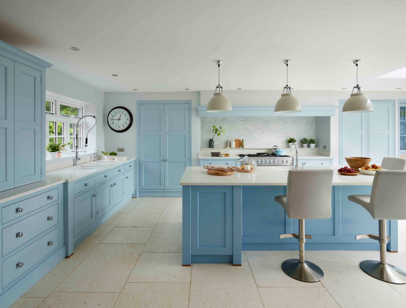 Add Depth to Your Kitchen With a Blue Cabinet Kitchen